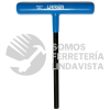 46508GP LLAVE HEXAGONAL CORTA TIPO "T" ERGONOMICA METRICA, 2 MM URREA