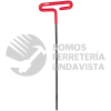 46412LG LLAVE HEXAGONAL LARGA TIPO "T" MANGO DE VINIL, EN PULGADAS, 3/16" URREA