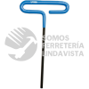 46522G LLAVE HEXAGONAL CORTA TIPO "T" MANGO DE VINIL, METRICA, 10 MM URREA
