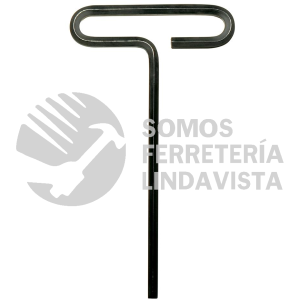 46412 LLAVE HEXAGONAL CORTA TIPO "T", EN PULGADAS, 3/16" URREA