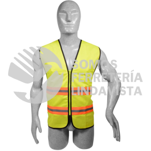 137499 CHALECO DE SEGURIDAD DE ALTA VISIBILIDAD CON CIERRE AMARILLO UNITALLA SURTEK
