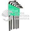 4972TT JUEGO DE 7 LLAVES HEXAGONALES TIPO "L", TORX, TAMPER PROOF URREA