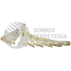 UH1200F JUEGO DE 15 LLAVES COMBINADAS DE BRONCE-ALUMINIO ANTICHISPA EN PULGADAS, 12 PUNTAS URREA