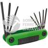 4976TX JUEGO DE 8 LLAVES TORX TIPO NAVAJA URREA