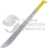 130496 MACHETE LAMINADO CON MANGO AMARILLO RECTO 16" SURTEK