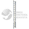 EE28 ESCALERA DE EXTENSION TIPO 3 DE ALUMINIO CON 28 PELDAÑOS SURTEK