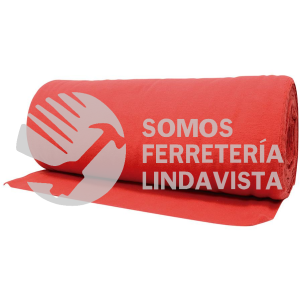 FRANR FRANELA EN ROLLO DE 50 CM X 50 M ROJA FOY