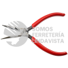 226GR PINZA CON MANGO RUBBER GRIP DE 6-5/8" PUNTA LARGA CORTE LATERAL CON RESORTE URREA