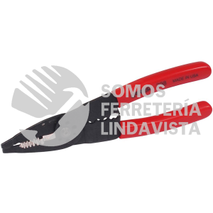 298 PINZA CON MANGO AIR CUSHION PELACABLE 10-22 AWG DE 8-1/4" PONCHA TERMINALES Y CORTA TORNIL URREA