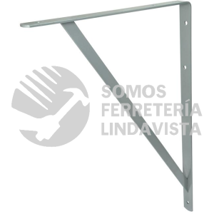137820 MENSULA CON SOPORTE COLOR GRIS 8 X 12" SURTEK
