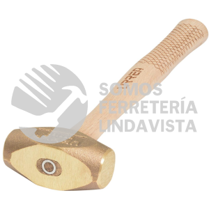 1430 MARRO DE BRONCE ANTI-CHISPAS CON MANGO MADERA DE ENCINO DE 14", 1.6 LB URREA
