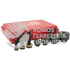50900 JUEGO DE SACABOCADOS PARA LAMINAS DE 5/8" A 1-1/4", 7 PIEZAS URREA