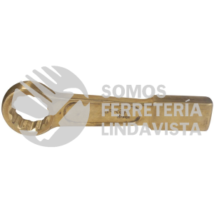 UH2734SW LLAVE DE GOLPE PLANA DE BRONCE-ALUMINIO ANTICHISPA EN PULGADAS, 12 PUNTAS, 2-1/8" URREA