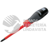 9700T DESTORNILLADOR CON MANGO TRIMATERIAL 1000 V, PUNTA PHILLIPS #0 X 2-3/8" URREA