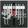 CH221 JUEGO DE EXTRACTOR 10 TONELADAS, 14 PIEZAS URREA