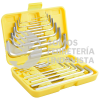 ALLF25 JUEGO DE 25 LLAVES HEXAGONALES TIPO "L", COMBINADAS SURTEK