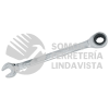 100581 LLAVE COMBINADA PULIDO ESPEJO DE MATRACA METRICA, 12 PUNTAS, 11MM SURTEK