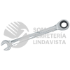 100590 LLAVE COMBINADA PULIDO ESPEJO DE MATRACA METRICA, 12 PUNTAS, 21MM SURTEK