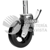 RA20B RODAJA DE HULE PARA ANDAMIO CON FRENO 8" SURTEK