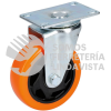 RV6G RODAJA DE PVC NARANJA GIRATORIA 2-1/2" SURTEK