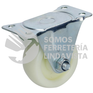 RN6F RODAJA DE POLIPROPILENO BLANCA FIJA 2-1/2" SURTEK