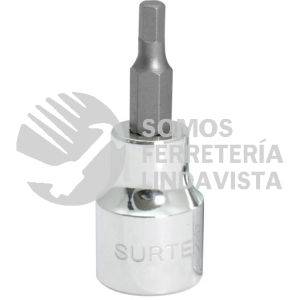 F51H05M DADO CON PUNTA HEXAGONAL METRICO CUADRO DE 3/8", 5MM SURTEK