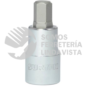 F58H12 DADO CON PUNTA HEXAGONAL EN PULGADAS CUADRO DE 1/2", 3/8" SURTEK
