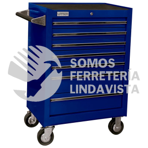 X27M7A GABINETE MOVIL 7 GAVETAS 27" AZUL SERIE X URREA