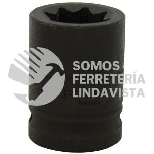 7517S DADO DE IMPACTO CUADRO DE 3/4", 8 PUNTAS, EN PULGADAS, 1-1/16" URREA