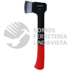 AX14 HACHA TALADORA DE CABEZA FORJADA EN ACERO CON MANGO DE FIBRA DE VIDRIO ANTI-IMPACTO 14" URREA