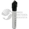 BR1403 BROCA PARA ROUTER DE ACERO CORTE EN "V" 1/2" ZANCO DE 1/4" URREA