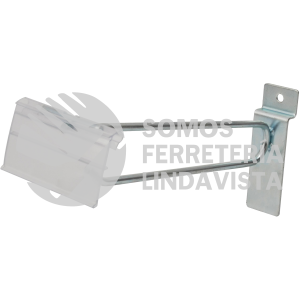 124134 GANCHO PARA PANEL RANURADO CON PRECIADOR PLASTICO, 8" SURTEK