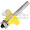 119269 BROCA PARA ROUTER DE ACERO REDONDEADORA CON BALERO 1-1/4" ZANCO DE 1/4" SURTEK