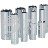 S13S JUEGO DE 8 DADOS LARGOS EN PULGADAS CUADRO DE 1/4", 6 PUNTAS, EN RIEL SURTEK