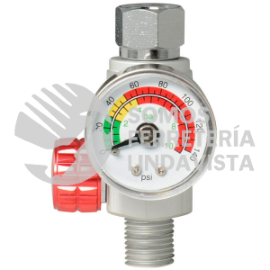 UPR2 REGULADOR MINI DE AIRE CON MANOMETRO 1/4" NPT, 140 PSI URREA