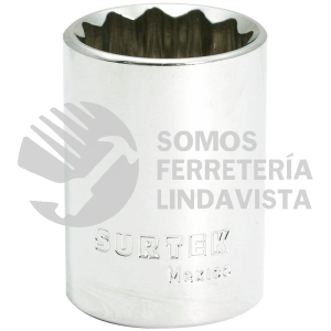 F5828 DADO EN PULGADAS CUADRO DE 1/2", 12 PUNTAS, 7/8" SURTEK