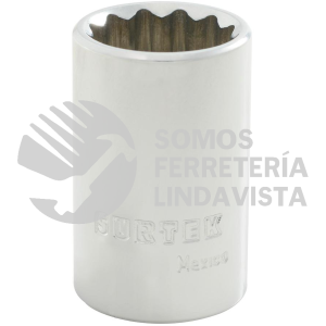 F5832M DADO METRICO CUADRO DE 1/2", 12 PUNTAS, 32 MM SURTEK