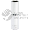 F5816L DADO LARGO EN PULGADAS CUADRO DE 1/2", 12 PUNTAS, 1/2" SURTEK