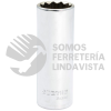 F5832L DADO LARGO EN PULGADAS CUADRO DE 1/2", 12 PUNTAS, 1" SURTEK