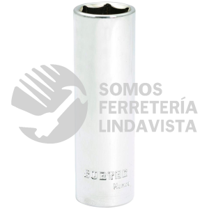 F5817HLM DADO LARGO METRICO CUADRO DE 1/2", 6 PUNTAS, 17 MM SURTEK