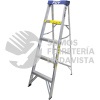 ETF4 ESCALERA DE TIJERA TIPO 3 DE ALUMINIO Y TAPA PLASTICA CON 4 PELDAÑOS FOY