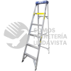 ETF5 ESCALERA DE TIJERA TIPO 3 DE ALUMINIO Y TAPA PLASTICA CON 5 PELDAÑOS FOY