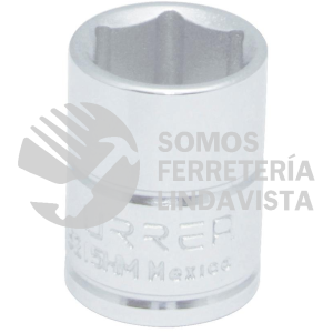 5219HM DADO CUADRO DE 3/8", 6 PUNTAS, METRICO, 19 MM URREA