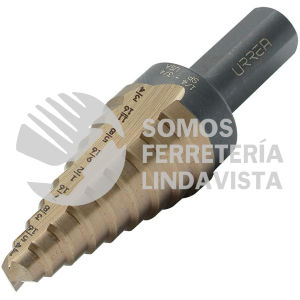 BME4 BROCA ESCALONADA #4, 1/4" A 3/4" ZANCO 3 PLANOS URREA