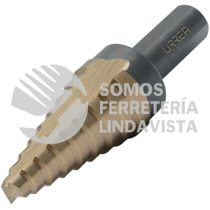 BME6 BROCA ESCALONADA #6, 13/16" A 1-3/8" ZANCO 3 PLANOS URREA