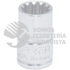 5214SPL DADO SPLINE CUADRO DE 3/8", #14 URREA