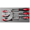 CH118L JUEGO DE DESTORNILLADORES MANGO BIMATERIAL DE CAJA, EN PULGADAS BANDEJA LAMINADA, 6 PIEZAS URREA
