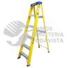 ETFV25 ESCALERA DE TIJERA TIPO 2 DE FIBRA DE VIDRIO CON 5 PELDAÑOS SURTEK