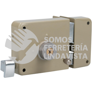 20CS CERRADURA SOBREPONER CLASICA FUNCION DERECHA , LLAVE TETRA, EN CAJA LOCK