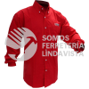 CAML201M CAMISA DE MANGA LARGA PARA CABALLERO COLOR ROJO TALLA M URREA